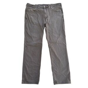 Duluth Trading Co Flex Fire Hose Mens Relaxed Fit Pants Grey 40x32 Workwear